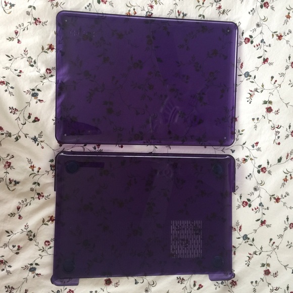LAPTOP MAC BOOK PRO COVER 💜 ONESIZE PURPLE APPLE PROTECTION - Picture 2 of 4